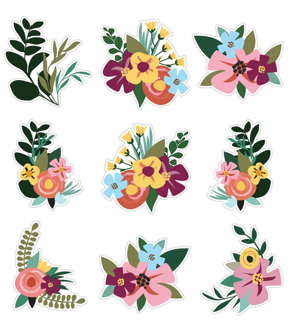 Carson Dellosa Jumbo Bulletin Board Cutouts, 12 Piece Classroom Cutouts, Bulletin Board Decorations and Classroom Decor